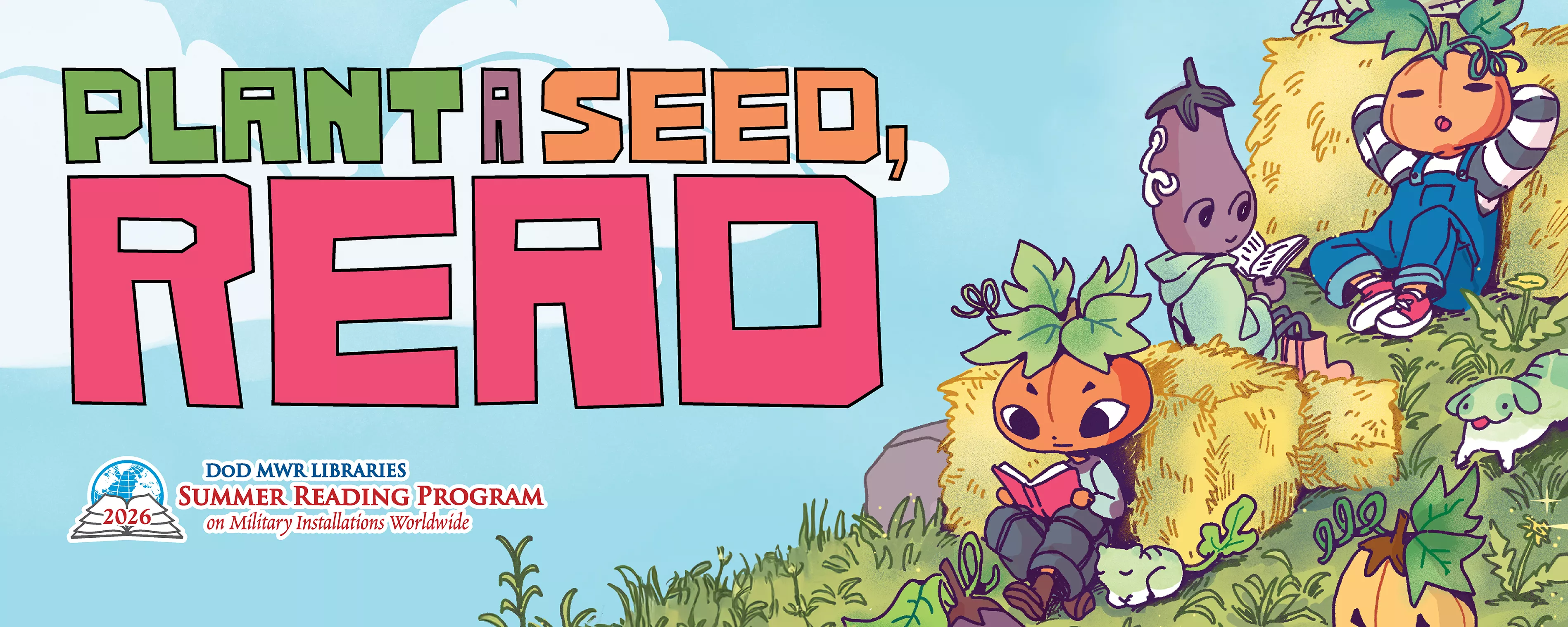 Anthropomorphic vegetables read together.